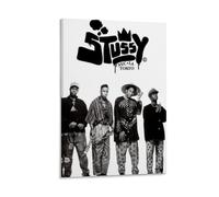 A Tribe Called Quest Hip Hop GroupWall Decoration Waterproof Canvas Poster High-definition Printing Suitable for Bedroom Living Room Coffee Shop DecorationFrame-style24x36inch(60x90cm)