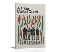 A Tribe Called Quest Poster Vintage Poster Canvas Wall Art Decor Painting for Home Living Room Bedroom 16x24inch(40x60cm) Frame-style