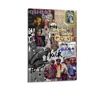 A Tribe Called Quest Posters Aesthetic Wall Art Decorative Painting Poster Decor Vintage Canvas for Living Room Bed Room 12x18inch(30x45cm) Frame-style