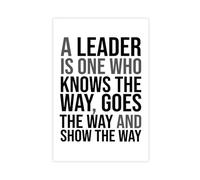 A True Leader Canvas Poster Bedroom Decor Landscape Office Room Decor Gift Unframe: 16x24inch(40x60cm)