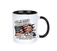 A True Patriot Coffee Mug, Charlie Kirk America Hero Mug, in Memory of Charlie Kirk Coffee Cup, America Patriotic Memorial Cup You Can't Kill Idea Cups Gifts for Men Women