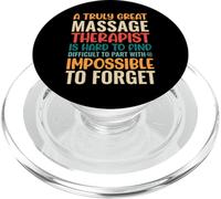 A Truly Great Massage Therapist Retro Therapy PopSockets PopGrip for MagSafe