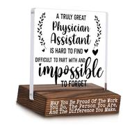 A Truly Great Physician Assistant is Hard to Find, Thank You Appreciation Gifts for Physician Assistant PA Leaving Graduation Retirement Going Away Gifts Decorative Signs Plaques WDM7