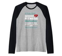 A Truly Great Senior Fitness Instructor Appreciation Raglan Baseball Tee