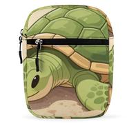 A Turtle Basking in The Sun Crossbody Bag Unisex,Sling Bag with Adjustable Strap And Zip,Shoulder Bags for Work Travel