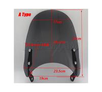 (A Type Gray) Windshield For Royal Enfield Thunderbird 500 500X 350 350X Interceptor
