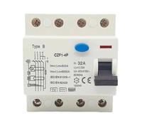 A Type RCCB Residual Current Circuit Breaker AC ELCB 4 Pole 40A 63A 30mA 100mA 300mA RCD ELCBTypeB TypeAC(4P40A100MA)