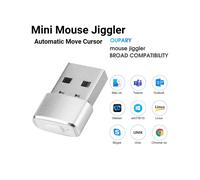 (A) Undetectable Mouse Jiggler 5V 1A Movement Simulation Wired Wireless Mouse Compatible for Computer Awakening for Keeps PC Active