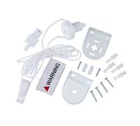 A.Unique Home Heavy Duty Metal Premium Quality Roller Blind Fittings Spare Replacement Kit (25mm)