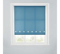 A.unique Home Premium Quality Trimmable Square Eyelet Window Roller Blind - 2Ft - Blue Stone - 60Cm (W) X 170Cm (L)