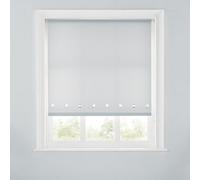 A.unique Home Premium Quality Trimmable Square Eyelet Window Roller Blind - 5Ft - Grey - 150Cm (W) X 170Cm (L)