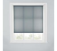 A.unique Home Premium Trimmable Daylight Roller Window Blind - Light Filtering Fabric - 4Ft - Charcoal - 120Cm (W) X 170Cm (L)