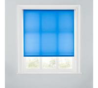 A.unique Home Premium Trimmable Daylight Roller Window Blind - Light Filtering Fabric - 4Ft - Royal Blue - 120Cm (W) X 170Cm (L)