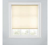 A.unique Home Premium Trimmable Daylight Roller Window Blind - Light Filtering Fabric - 5Ft - Natural - 150Cm (W) X 170Cm (L)