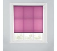 A.unique Home Premium Trimmable Daylight Roller Window Blind - Light Filtering Fabric - 6Ft - Aubergine - 180Cm (W) X 170Cm (L)
