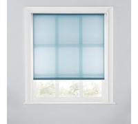A.unique Home Premium Trimmable Daylight Roller Window Blind - Light Filtering Fabric - 6Ft - Blue Stone - 180Cm (W) X 170Cm (L)