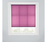 A.Unique Home Premium Trimmable Daylight Roller Window Blind - Light Filtering Fabric,Child Safe Chain for Bedroom,Kitchen,Living Room - 4FT - AUBERGINE - 120cm (W) x 170cm (L) | 47.2" (W) x 66.9" (L)