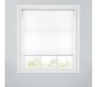 A.Unique Home Premium Trimmable Daylight Roller Window Blind - Light Filtering Fabric,Child Safe Chain for Bedroom,Kitchen,Living Room - 6FT - WHITE - 180cm (W) x 170cm (L) | 70.8" (W) x 66.9" (L)