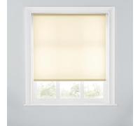 A.Unique Home Premium Trimmable Daylight Roller Window Blind - Light Filtering Fabric,Child Safe Chain for Bedroom,Kitchen,Living Room - 5FT - NATURAL - 150cm (W) x 170cm (L) | 59" (W) x 66.9" (L)