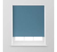 A.unique Home Premium Trimmable Thermal Blackout Roller Window Blind - 5Ft - Blue Stone - 150Cm (W) X 170Cm (L)
