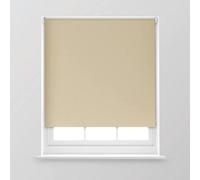 A.Unique Home Premium Trimmable Thermal Blackout Roller Window Blind in a Variety of Colours and Sizes Ideal for any Room - 5FT - NATURAL - 150cm (W) x 170cm (L) | 59" (W) x 66.9" (L)