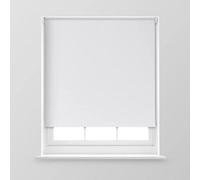 A.unique Home Premium Trimmable Thermal Blackout Roller Window Blind - 5Ft - White - 150Cm (W) X 170Cm (L)
