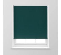 A.Unique Home Premium Trimmable Thermal Blackout Roller Window Blind in a Variety of Colours and Sizes Ideal for any Room - 6FT - DARK GREEN - 180cm (W) x 170cm (L) | 70.8" (W) x 66.9" (L)