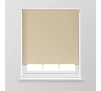 A.Unique Home Premium Trimmable Thermal Blackout Roller Window Blind in a Variety of Colours and Sizes Ideal for any Room - 5FT - Natural - 150cm (W) x 170cm (L) | 59" (W) x 66.9" (L)