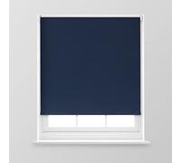 A.Unique Home Premium Trimmable Thermal Blackout Roller Window Blind in a Variety of Colours and Sizes Ideal for any Room - 5FT - Navy - 150cm (W) x 170cm (L) | 59" (W) x 66.9" (L)