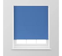 A.Unique Home Premium Trimmable Thermal Blackout Roller Window Blind in a Variety of Colours and Sizes Ideal for any Room - 3FT - Royal Blue - 90cm (W) x 170cm (L) | 35.4" (W) x 66.9" (L)