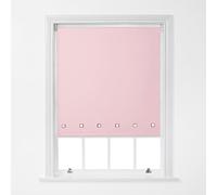 A.Unique Stylish Home Trimmable Square Eyelet Roller Window Blind in a Variety of Colours and Sizes - 3FT - Pink - 90cm (W) x 170cm (L) | 35.4" (W) x 66.9" (L)