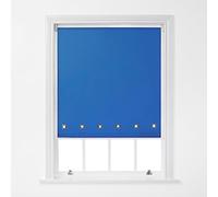 A.Unique Stylish Home Trimmable Square Eyelet Roller Window Blind in a Variety of Colours and Sizes - 5FT - Royal Blue - 150cm (W) x 170cm (L) | 59" (W) x 66.9" (L)