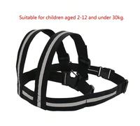 (A) Universal Motorcycle Safety Belt For Kids Toddlers Breathable Shoulder Straps Seat Harness Adjustable Child Reflective Design