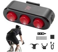 (A) USB Cycle Tail Light, Auto-Sensing IP66 Waterproof Built-in Battery Rear Cycle Light, Night Cycling Brake Sensing Safety Smart Rear Light For Cycle