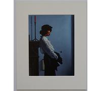 A Valentine Rose by Jack Vettriano Mounted Art Print Picture (10" x 8" - 25cm x 20cm) unframed