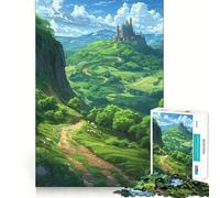 A Vertical Horizon Adults Puzzles 1000 Piece Jigsaws Brain Skill Good Thick Pattern Assemble Night Game (38x26cm)