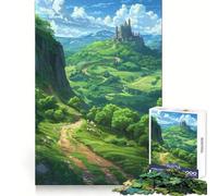 A Vertical Horizon Jigsaw Puzzles 1000 Piece for Adults Brain Exercise Cozy Fun Family Game Furniture Decor (50x75cm)