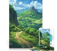 A Vertical Horizon Jigsaw Puzzles 1000 Piece for Adults Brain Exercise Cozy Fun Family Game Furniture Decor (50x75cm)