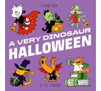 A Very Dinosaur Halloween: A Cute & Cozy, Bold & Easy Coloring Book