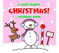 A Very Merry Christmas Coloring Book: A Cute and Cozy Mini Coloring Book for Adults and Kids | 40 Simple Illustrations Packed with Winter Fun for the Holiday Season (Mini Coloring Books (6x6))