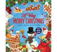 A Very Merry Christmas Sticker, Color & Activity Book: With Over 100 Stickers!