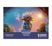 A Very Tired And Sleepy Bird 1000 Pieces Extra-thick Cardboard DIY Jigsaw Puzzle Quirky Odd Bird Challenging And Educational Creative Game Puzzles Gifts for Family, Friends 70x50cm/1000pcs