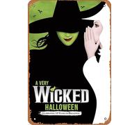 A Very Wicked Halloween: Celebrating 15 Years on Broadway Film Movie Retro Style Metal Tin Sign Home Cafe Bar Pub Wall Decor Metal Poster 8x12 Inch