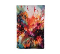 Warren Reed - Designer Quadrant Fusion Colours In Conflict Kitchen Splashback W600Mm X H750Mm, Multi
