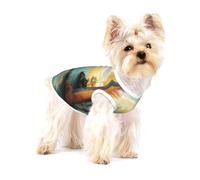 A vibrant river Premium Dog Tshirt - Soft 100% Cotton Ropa Para Perros, Perfect for Small to Medium Dogs, Stylish and Comfortable Shirts for Dogs M