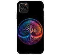 A vibrant tree is adorned with a myriad of colors Case for iPhone 11 Pro Max