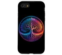 A vibrant tree is adorned with a myriad of colors Case for iPhone SE (2020) / 7 / 8