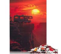 A View from Hell Puzzles 500 Piece Jigsaw Puzzle for Adults Impossible Jigsaw Puzzles Wood Toys Jigsaw Challenging Game 500pcs (52x38cm)