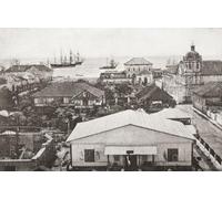 A view of Cebu Central Visayas Region Philippines seen here in the 19th century. From Ilustracion Artistica published 1887. Poster Print by Ken Welsh (17 x 11)