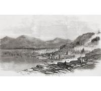 A view of Smyrna modern day Izmir Anatolia Turkey 19th century. From L'Univers Illustre published Paris 1859 Poster Print by Ken Welsh (20 x 12)